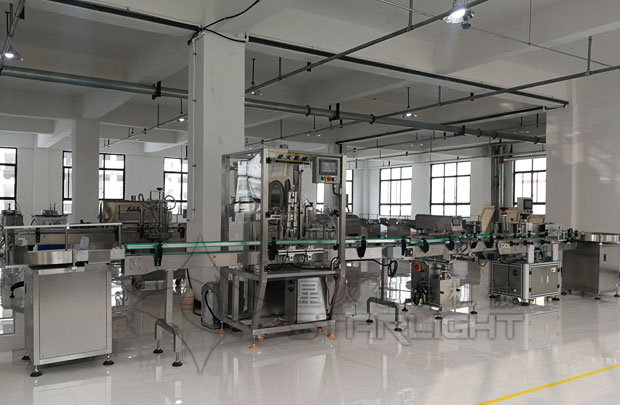 星火醬類醬料灌裝機流水線設(shè)備展示